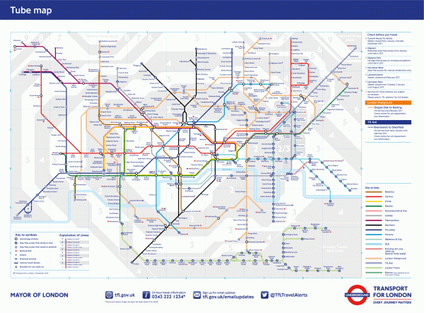 Zonas del metro de Londres
