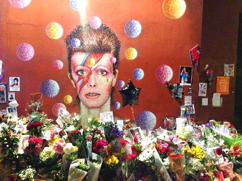 Memorial de David Bowie en Londres
