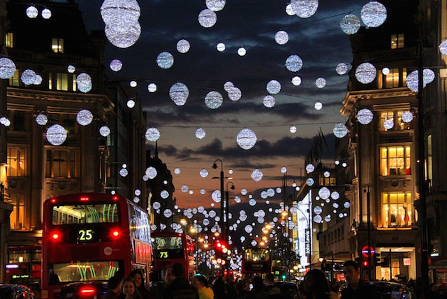 Oxford Street iluminación navideña