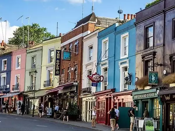 Casas de colores Portobello Road - TOUR LONDRES