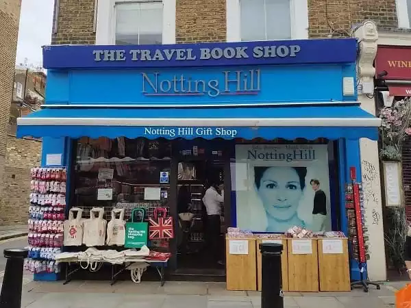 Librería película Notting Hill - TOUR LONDRES
